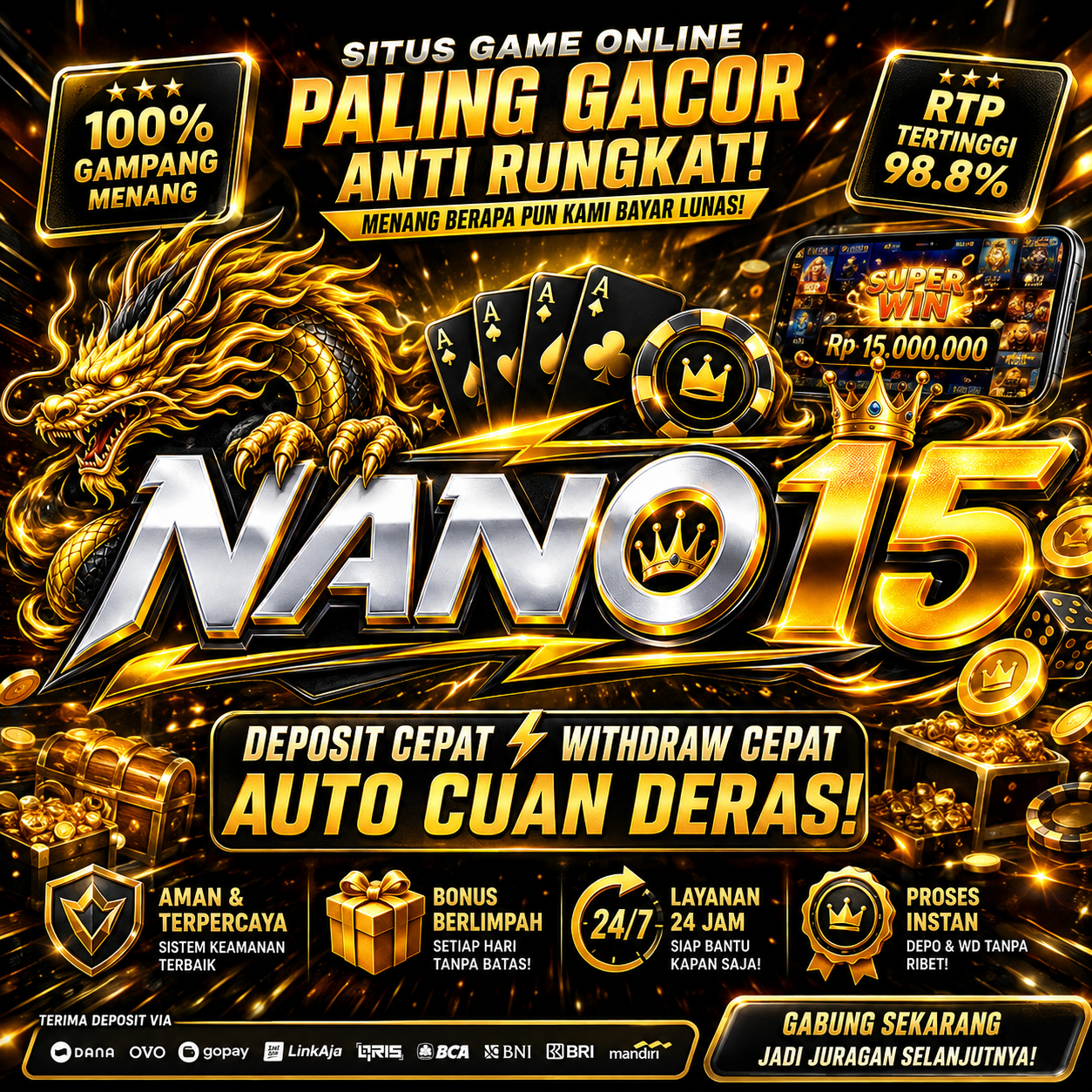 NANO15 : Analisa Pergerakan Algoritma Permainan Untuk Peluang Hasil Terbaik Hari ini